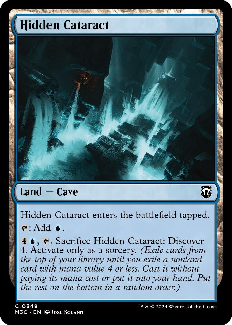 Image for Hidden Cataract (Ripple Foil) (348) - Magic: The Gathering