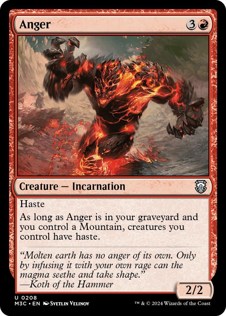 Image for Anger (208) - Magic: The Gathering