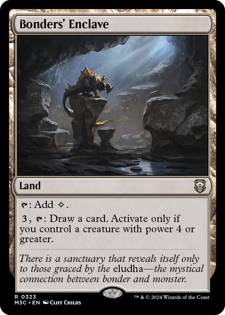 Image for Bonders' Enclave (Ripple Foil) (323) - Magic: The Gathering