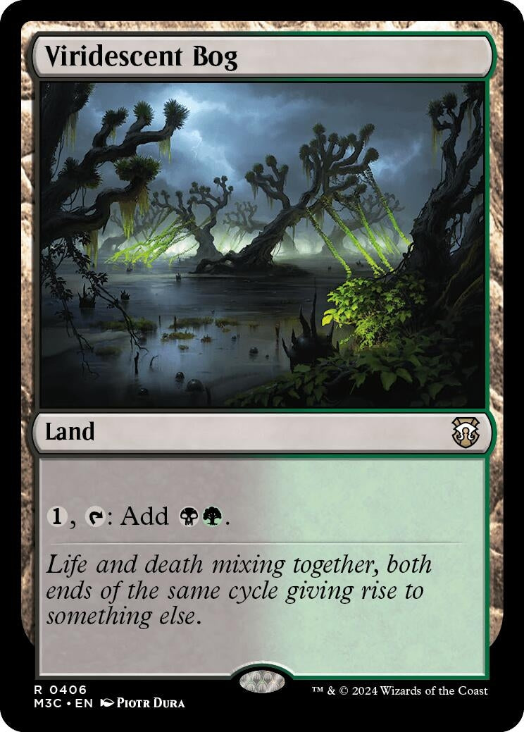 Image for Viridescent Bog (406) (M3C) - Magic: The Gathering
