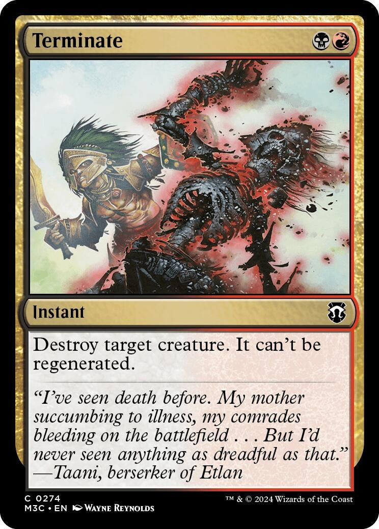 Image for Terminate (274) - Magic: The Gathering