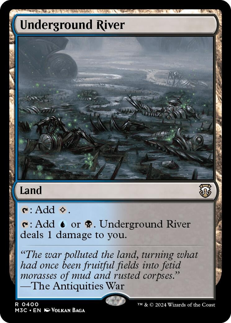 Image for Underground River (Ripple Foil) (400) - Magic: The Gathering
