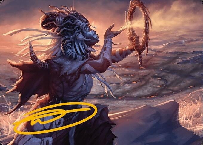 Image for Witch Enchanter Art Card (Gold-Stamped Signature) (16) (ASMH3) - Magic: The Gathering
