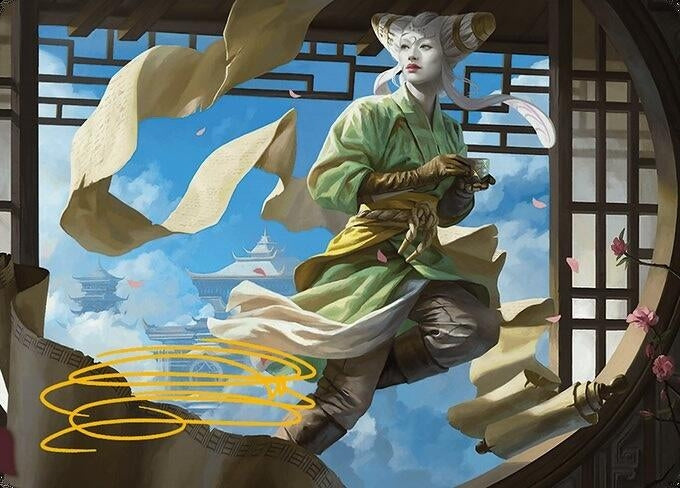 Image for Tamiyo, Inquisitive Student Art Card (Gold-Stamped Signature) (17) (ASMH3) - Magic: The Gathering