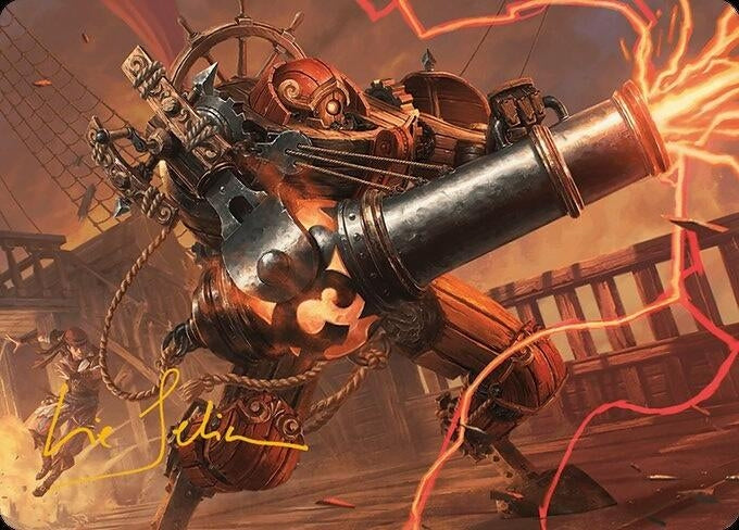 Image for Blaster Hulk Art Card (Gold-Stamped Signature) (31) (ASMH3) - Magic: The Gathering
