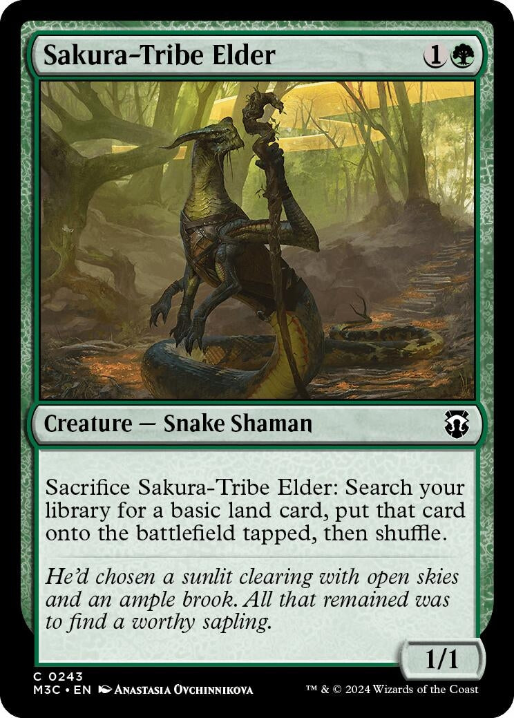 Image for Sakura-Tribe Elder (Ripple Foil) (243) - Magic: The Gathering