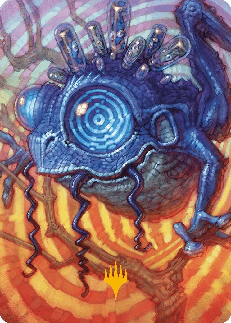 Image for Psychic Frog Art Card (Gold-Stamped Planeswalker Symbol) (41) (ASMH3) - Magic: The Gathering