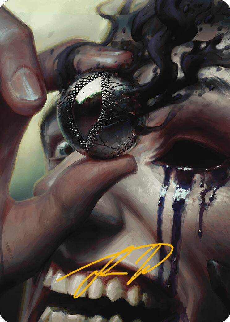 Image for Jet Medallion Art Card (Gold-Stamped Signature) (42) - Magic: The Gathering
