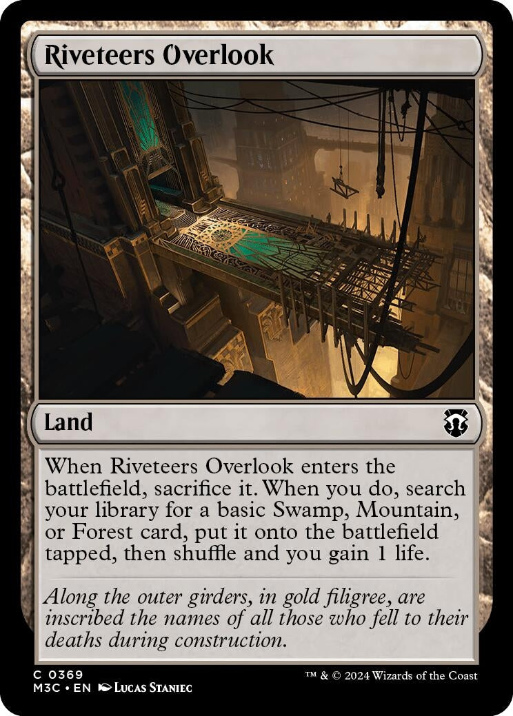 Image for Riveteers Overlook (Ripple Foil) (369) - Magic: The Gathering
