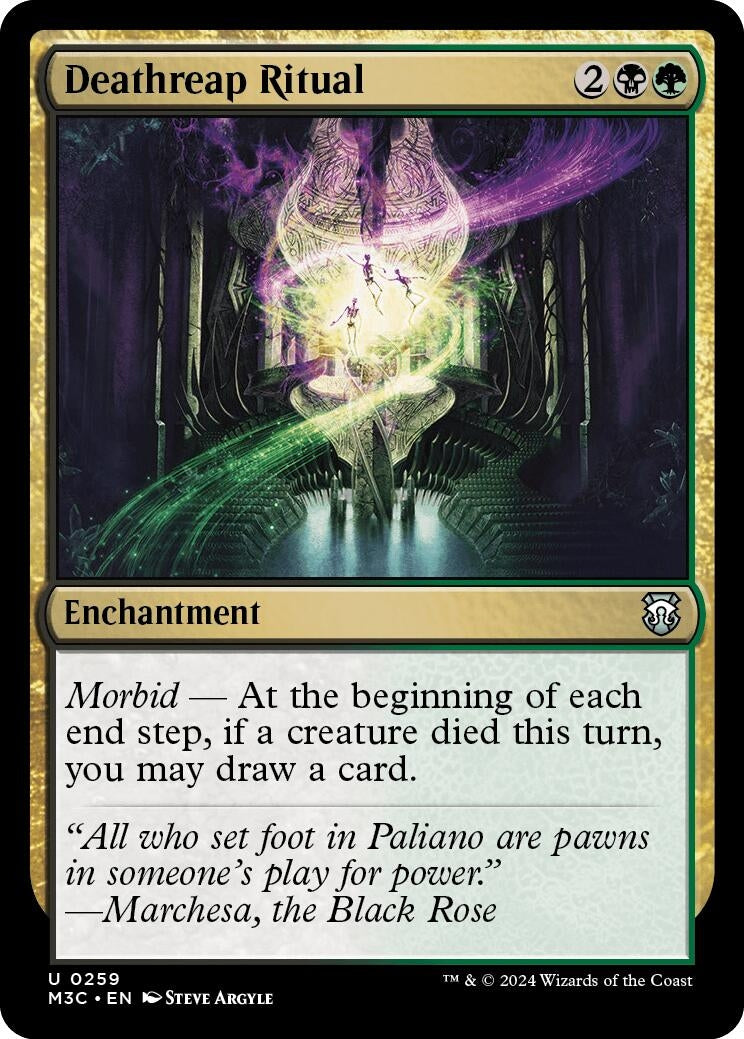Image for Deathreap Ritual (Ripple Foil) (259) - Magic: The Gathering