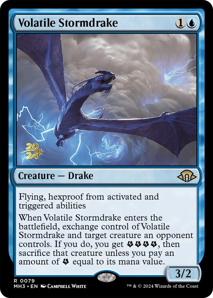 Image for Volatile Stormdrake (79) - Magic: The Gathering