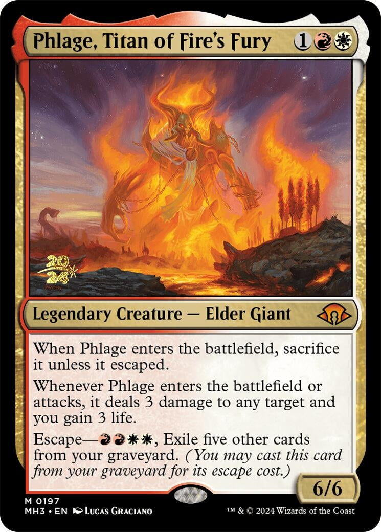 Image for Phlage, Titan of Fire's Fury (197) - Magic: The Gathering