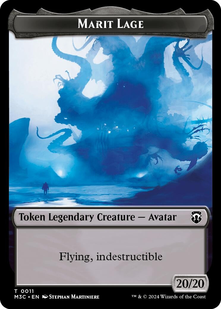 Image for Marit Lage // Sand Warrior Double-Sided Token (11 // 23) - Magic: The Gathering