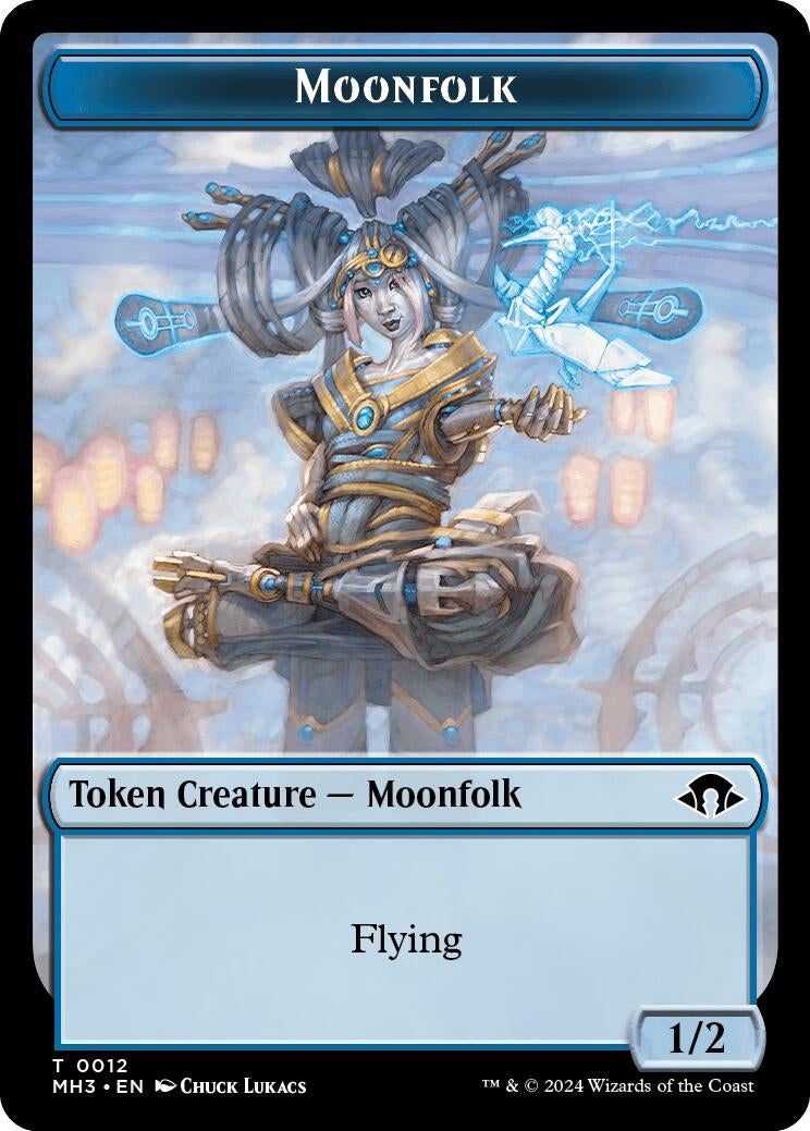 Image for Moonfolk // Energy Reserve Double-Sided Token (12 // 36) - Magic: The Gathering