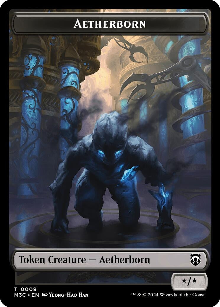 Image for Aetherborn (Ripple Foil) // Thopter Double-Sided Token (9 // 26) - Magic: The Gathering