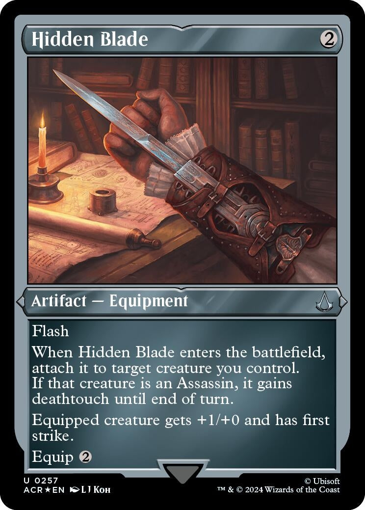 Image for Hidden Blade (Foil Etched) (257) - Magic: The Gathering