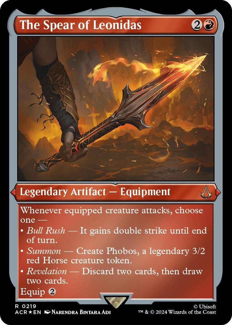Image for The Spear of Leonidas (Foil Etched) (219) - Magic: The Gathering