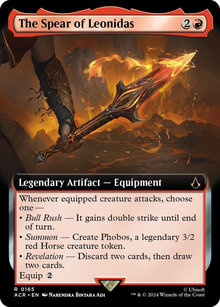 Image for The Spear of Leonidas (Extended Art) (165) - Magic: The Gathering
