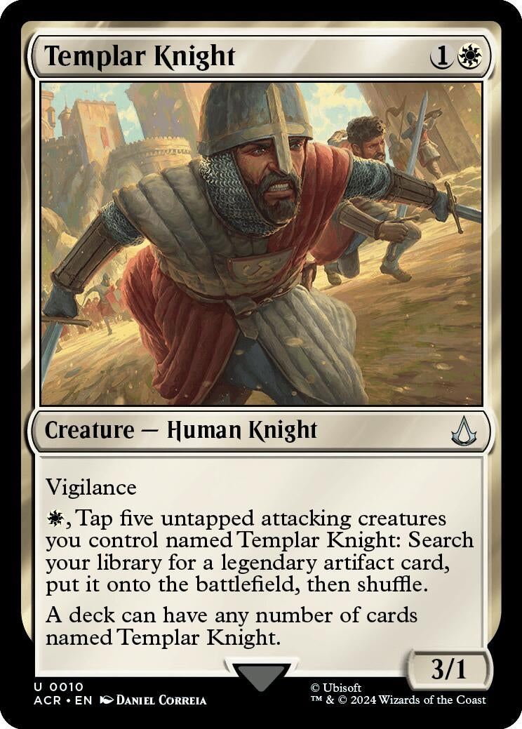 Image for Templar Knight (10) - Magic: The Gathering