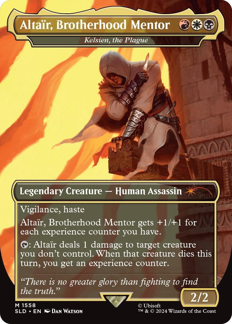 Image for Altair, Brotherhood Mentor - Kelsien, the Plague (1558) (SLD) - Magic: The Gathering
