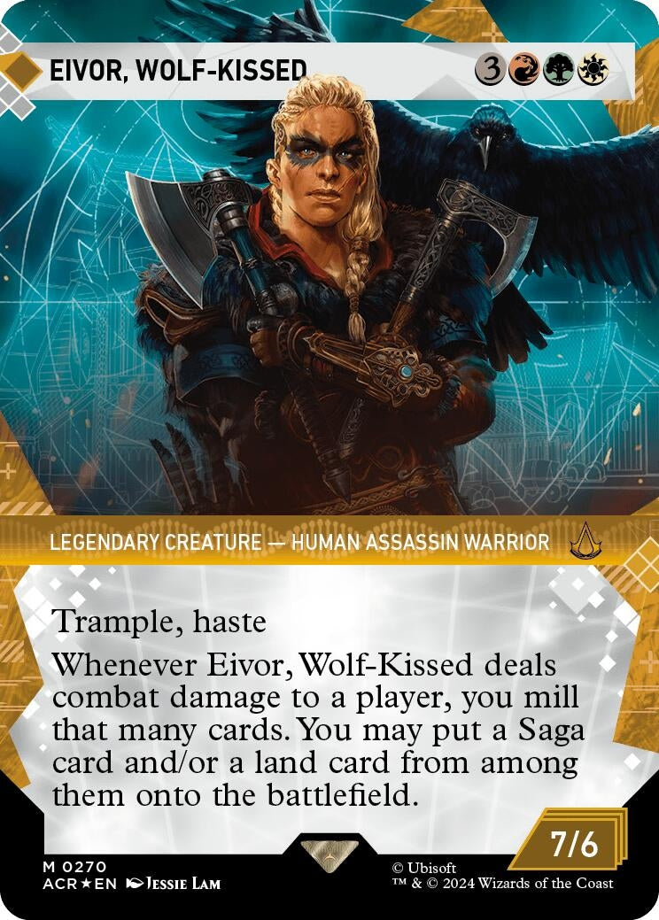 Image for Eivor, Wolf-Kissed (Showcase) (Textured Foil) (270) - Magic: The Gathering