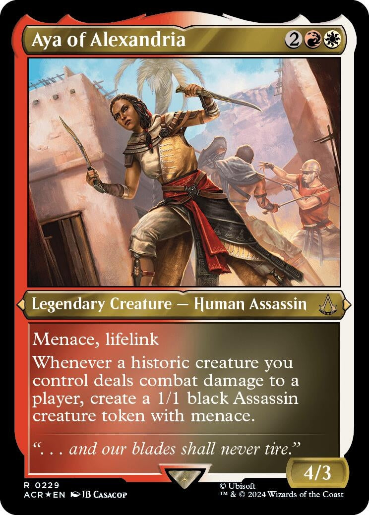 Image for Aya of Alexandria (Foil Etched) (229) (ACR) - Magic: The Gathering