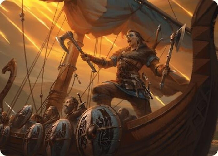 Image for Eivor, Battle-Ready Art Card (18) (ASACR) - Magic: The Gathering