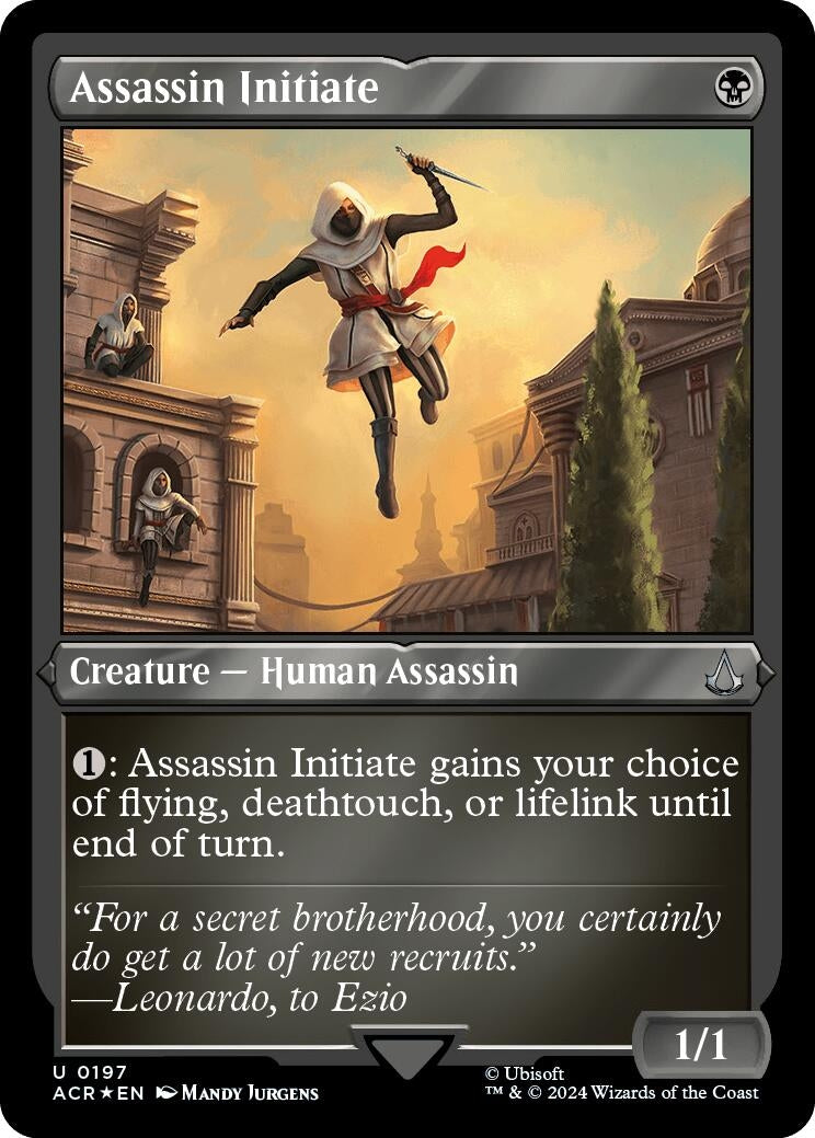 Image for Assassin Initiate (Foil Etched) (197) - Magic: The Gathering