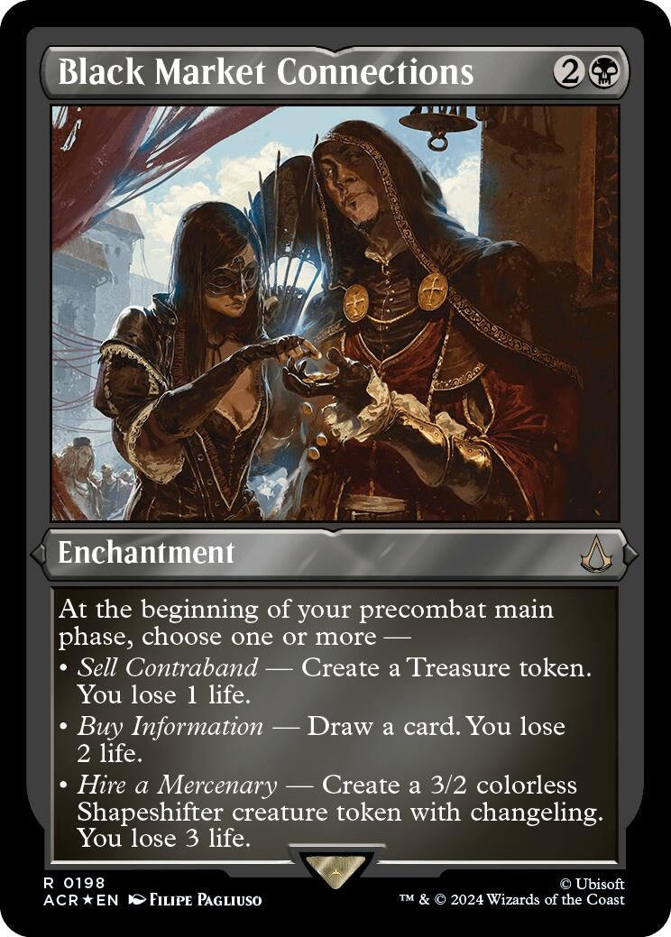 Image for Black Market Connections (Foil Etched) (198) - Magic: The Gathering