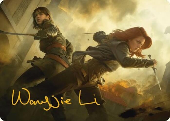 Image for Mary Read and Anne Bonny Art Card (Gold-Stamped Signature) (7) - Magic: The Gathering