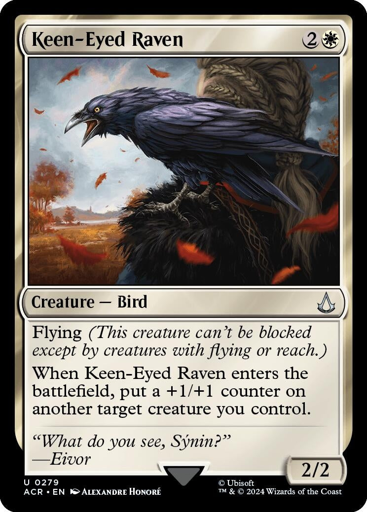 Image for Keen-Eyed Raven (279) - Magic: The Gathering