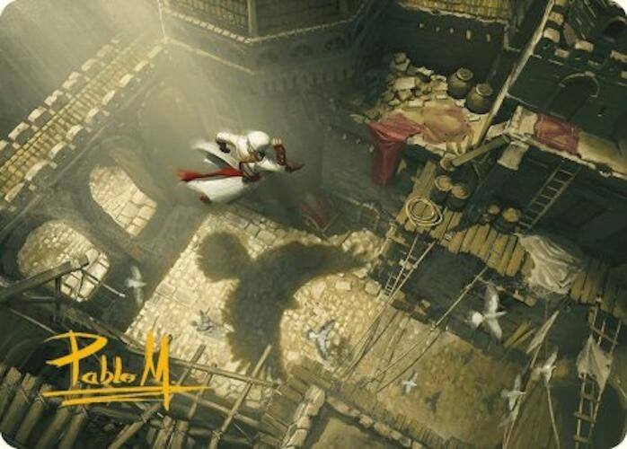 Image for Rooftop Bypass Art Card (Gold-Stamped Signature) (20) (ASACR) - Magic: The Gathering