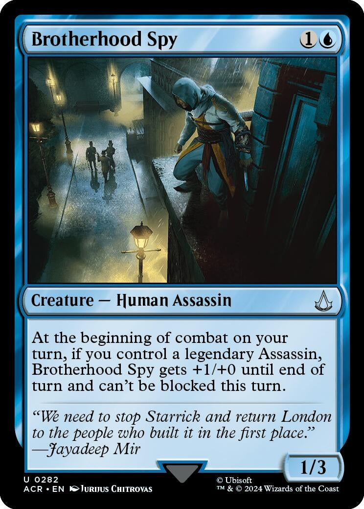 Image for Brotherhood Spy (282) (ACR) - Magic: The Gathering
