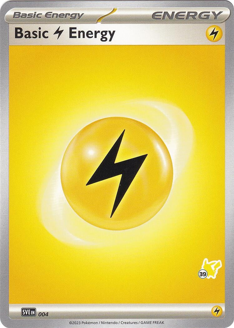 Image for Basic Lightning Energy - Pikachu 39 (004) (BA24) - Pokemon