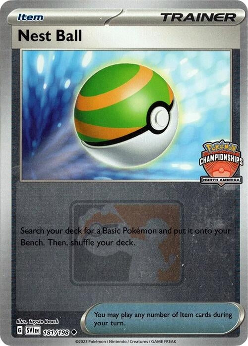 Image for Nest Ball - 181/198 (North America Championships) (181/198) (PR) - Pokemon
