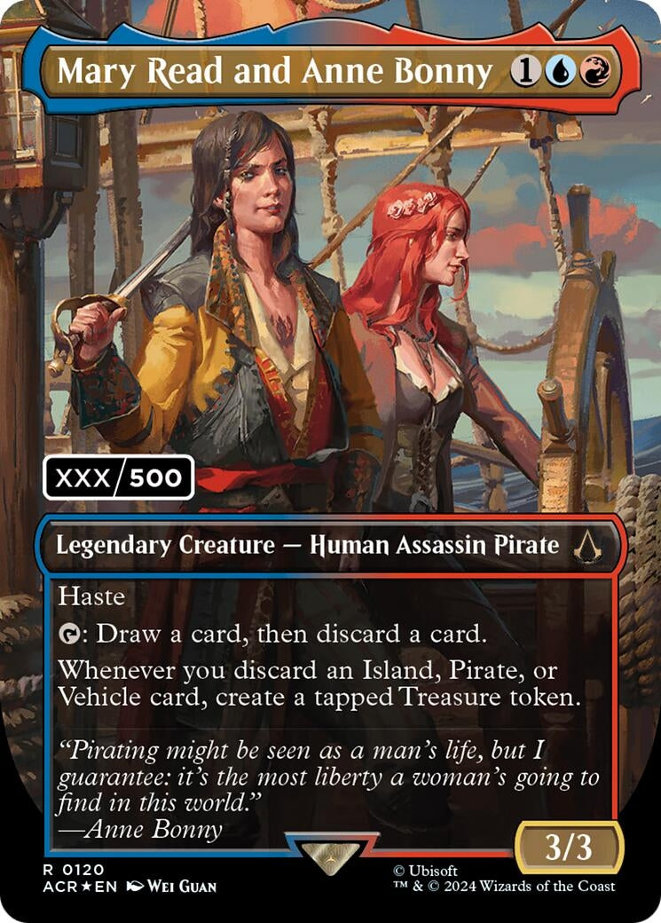 Image for Mary Read and Anne Bonny (English) (Serial Numbered) (120) - Magic: The Gathering