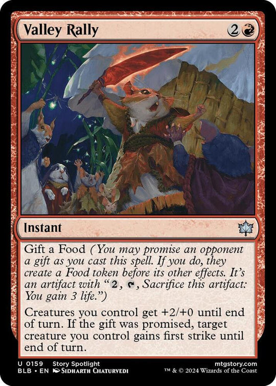 Image for Valley Rally (159) - Magic: The Gathering