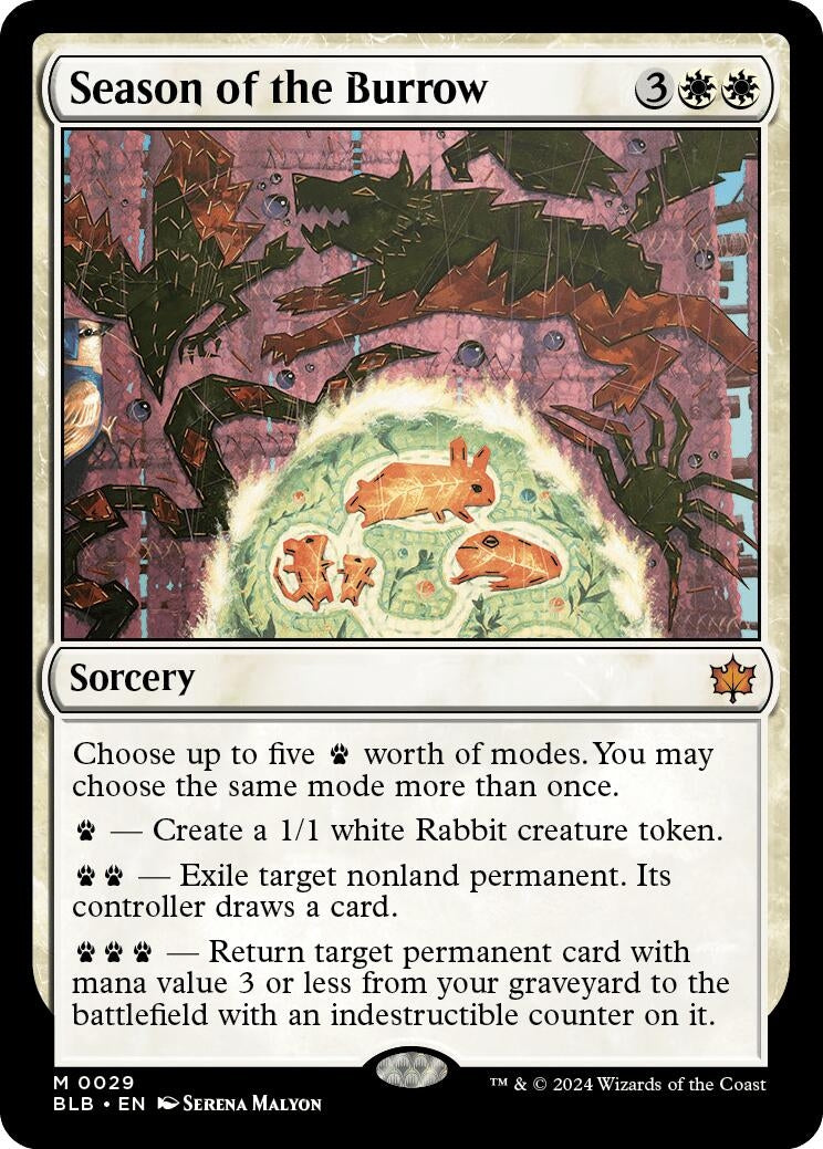 Image for Season of the Burrow (29) - Magic: The Gathering