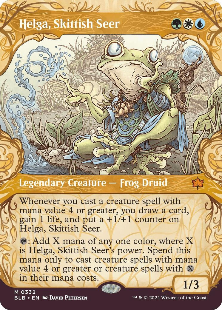 Image for Helga, Skittish Seer (Showcase) (332) - Magic: The Gathering