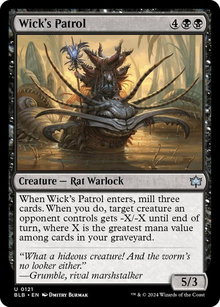 Image for Wick's Patrol (121) - Magic: The Gathering
