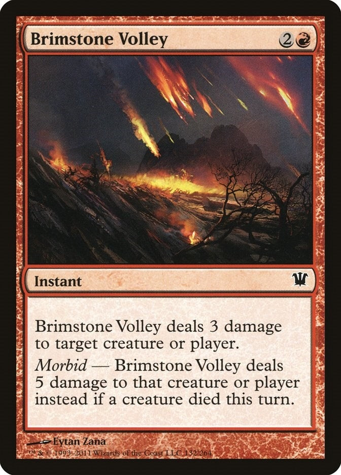 Image for Brimstone Volley (132) - Magic: The Gathering