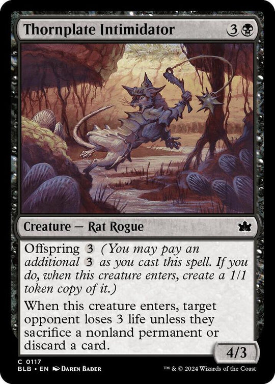 Image for Thornplate Intimidator (117) - Magic: The Gathering