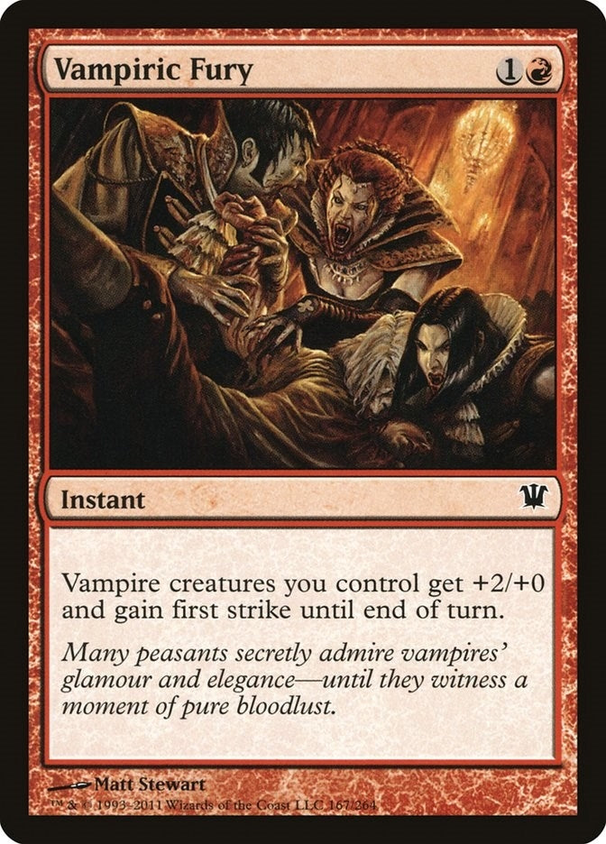 Image for Vampiric Fury (167) - Magic: The Gathering