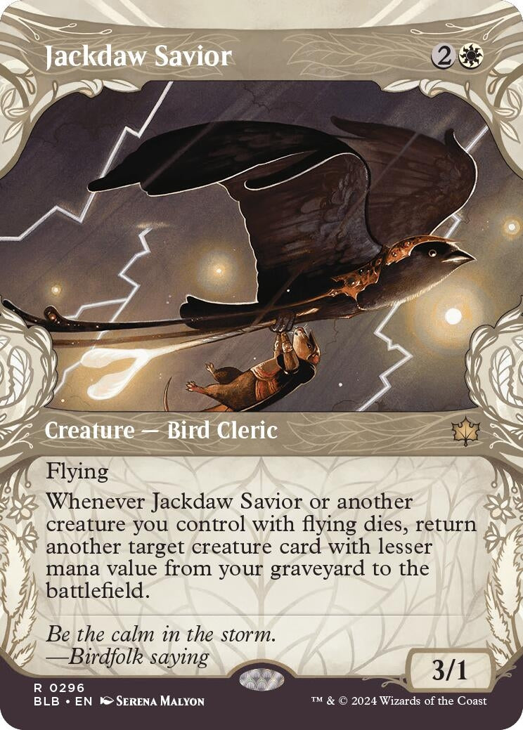 Image for Jackdaw Savior (Showcase) (296) - Magic: The Gathering