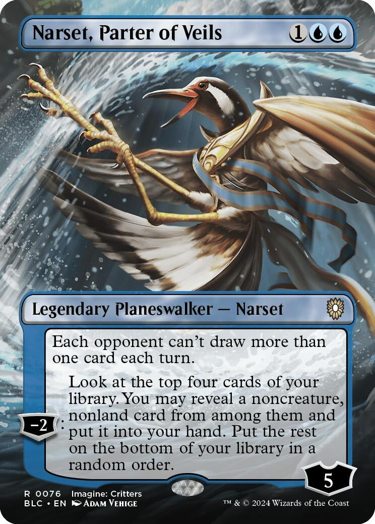 Image for Narset, Parter of Veils (Borderless) (76) - Magic: The Gathering