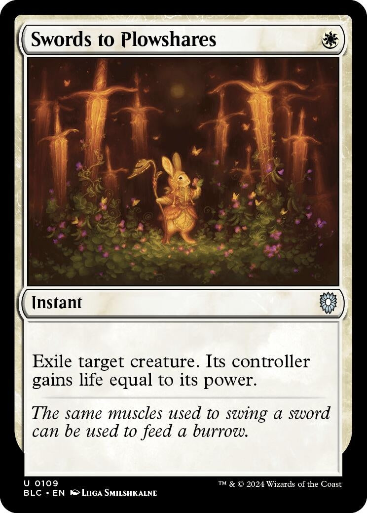 Image for Swords to Plowshares (109) - Magic: The Gathering