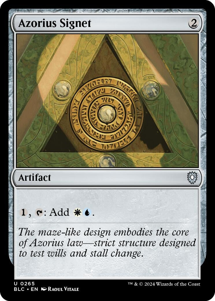 Image for Azorius Signet (265) - Magic: The Gathering