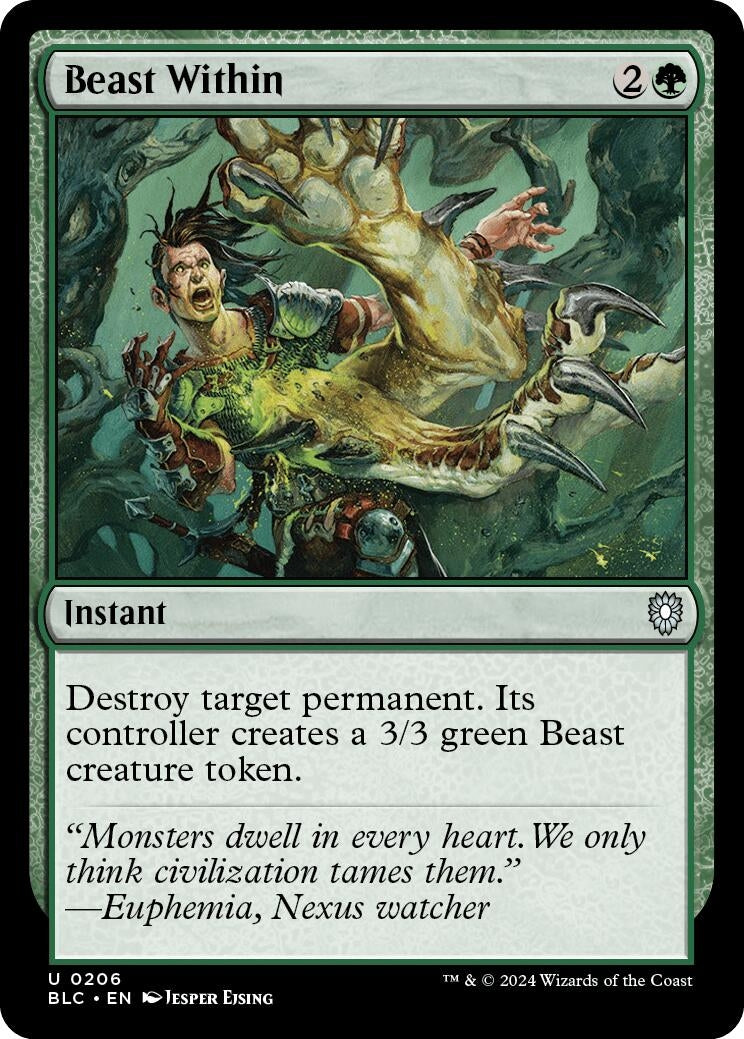 Image for Beast Within (206) - Magic: The Gathering