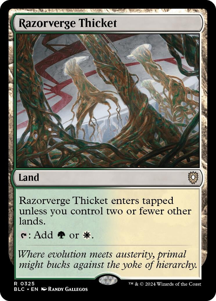 Image for Razorverge Thicket (325) - Magic: The Gathering