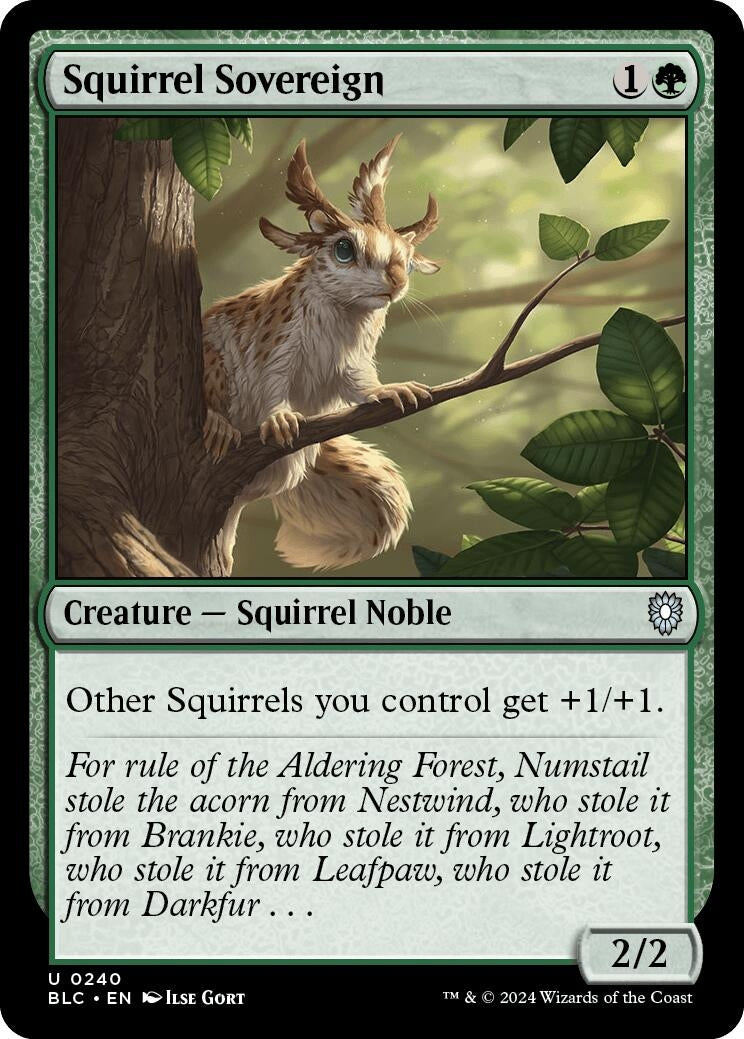 Image for Squirrel Sovereign (240) (BLC) - Magic: The Gathering